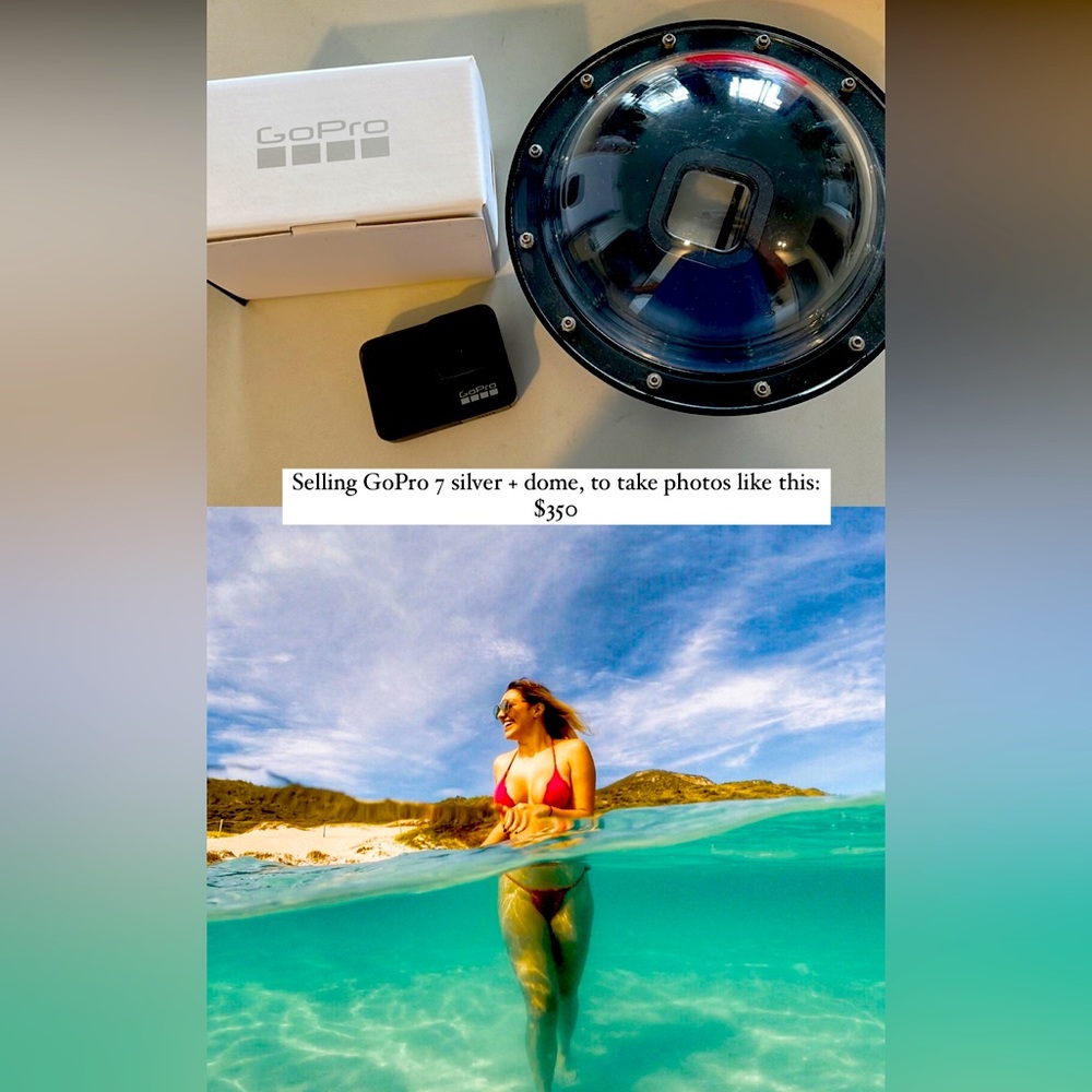 GoPro 7 silver + dome